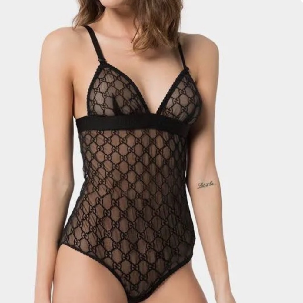 Gucci - Tulle Bodysuit - XS - Picture 4 of 7